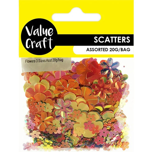 Holographic Flowers Shape Scatters